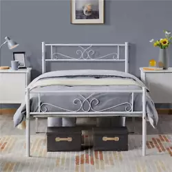 Make cleaning a breeze, wipe clean with a damp cloth. Besides, there is spacious storage space under the bed to make...