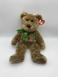 12” TY Beanie Baby Buddy Brown Billionaire Teddy Bear Plush With Embroidered $. Condition is “New” with original...
