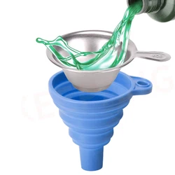Matériaux : acier inoxydable et silicone. Largeur supérieure : 75 mm. Largeur inférieure : 15 mm. Couleur : bleu....