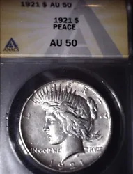 One Beautiful coin. ANACS Graded as a AU 50 so no guessing. The photos you see is the coin you will receive.