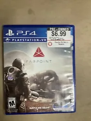 FARPOINT PS4 VR Game (Sony PlayStation 4, 2017). Free shipping Great condition Original caseMissing manual Clean discs