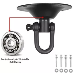 Built inside the swivel is a high grade ball bearing which allows the head to smoothly rotate 360 degrees. The low...