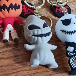 Disney Nightmare Before Christmas Figure Keychain  Sally Keychain can be removed and used on the purse or backpack .