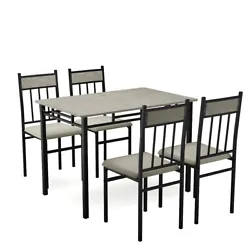 This is our brand new dining table set which is designed with contemporary exterior and elegant style, complementing...