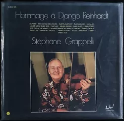 Stéphane Grappelli – Hommage À Django Reinhardt. Vinyle Occasion (avec plastique). - Disque : M. - Pochette : VG+....