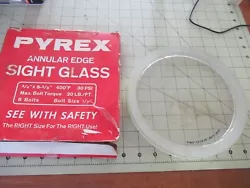 This buy it now auction is for the Pyrex sight glass pictured above