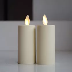 The sturdy shell of the candle is made of unscented ABS plastic and is for indoor use only. -- These votive candles add...