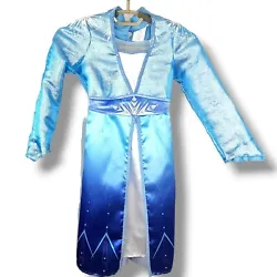 Disney Frozen 2 Elsa Adventure Costume Dress Halloween Pretend Play Size 4-6XItem has a flaw - one half of the split...