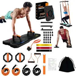 This resistance band set can be integrated seamlessly with various popular workout program. Or use them for general...