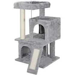 【Interactive Balls】 - The cat condo hangs fur balls which will add extra fun for cats, and it is strong enough not...