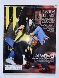 W Magazine November 2011 Nicki Minaj Ai Weiwei Francesco Vezzoli Madonna Fashion.