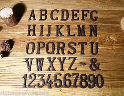 Each letters will be included two install screws. All they made out of Cast iron, which makes them look much more...