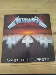 Metallica Master Of Puppets France 1986 OG. Vinyle : VG+ Pochette : VG+