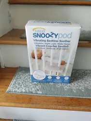 HALO SnoozyPod Vibrating Bedtime Soother - White, NEW, Open Box.