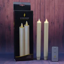 Type：LED Taper Candle. Real wax together with flicker candlelight presents a real candle effects, classic and...