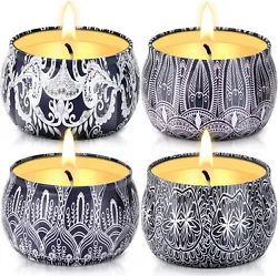This scented candle has a beautiful scent throw that evaporates into the atmosphere, improving your living room...