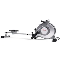 Row into shape with the top-of-the-line Sunny Health & Fitness Magnetic Rowing Machine! This rower offers all of the...