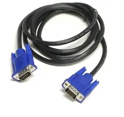 VGA SVGA 5ft. Cable Adapter Male to Male LCD PC TV, pre owned in great condition and will be sent fast upon full...