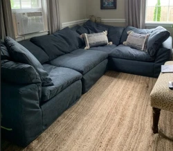 Restoration Hardware Luxe Cloud Modular Sectional Sofa. 5 Pieces. 4 corner and one middle piece. Only 4 pieces shown in...