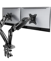 HUANUO Dual Monitor Stand, Adjustable Spring Monitor Desk Mount for 13-27 inch, Dual Monitor Mount Holds Max 14.3lbs,...
