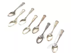 I believe these are teaspoons. Many pieces have Blackstone Silver Co. and/or International Silver Co written on them....