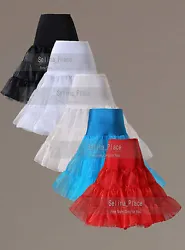 Tier: 1 Layer Organza + 1 Layer netting + 1 Layer Lining. Color: White/Black/Red/Ivory/Blue.