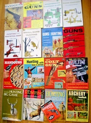 Lot of 17 different books on Guns and Hunting related subjects. 1963 
