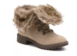 Stunning Faux Fur Suede Winter Boots. Faux fur is super soft and warm. Lace closure. Insole is padded for comfort.
