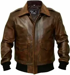 Exact Material : Real Leather Full Grain. Superior Quality : Genuine Leather. Note - The Jacket Is Having Real...