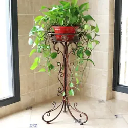 【Stable】This plant holder designed with 3 supporting points which will make flower pots stand stably without...