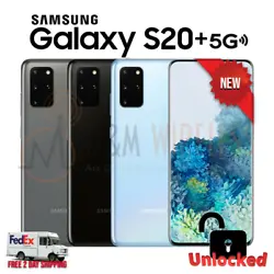 NEW SAMSUNG GALAXY S20+ 5G - SM-G986U1 - factory unLOCKED. Family Line Galaxy S20+ 5G. Samsung Galaxy S20+ 5G. Samsung...