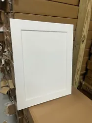 Kitchen Shaker style decorative door 24/30 . Great for side panels ,doors and islands. Painted white .