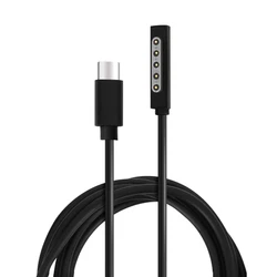 Certificato ricarica sicura. In PVC, che limita le interferenze. Cavo di ricarica da USB a connettore Surface Pro per...
