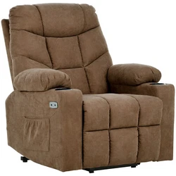 REBOUNDED FOAM & DELICATE FABRIC - Lean back into the unique, bouncy foam to enjoy amazing comfort; This power lift...