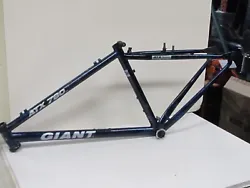 Up For Auction: GIANT ATX 780 Mountain Bike Frame. Preowned  with scuffs and scratches. top tube measures 19