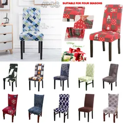 【Protect Your Chairs & Beautiful Decoration】 Chair slipcovers not only can protect chairs from spill, stain, pets,...