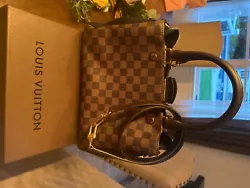 Louis Vuitton Brittany Shoulder Bag Brown Damier Leather with black sides. No sign of wear or odors. Includes box,dust...