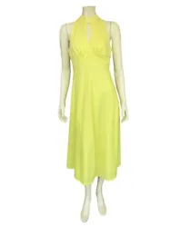 1960s yellow summer dress.