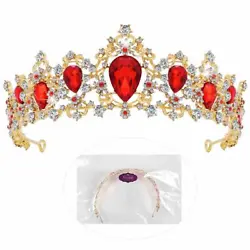 This product is a royal crystal crown for bride. The elegant and gorgeous design of this tiara will ensure its...