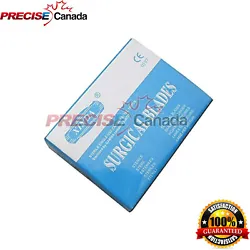 Material: Premium Grade Stainless Steel. Credit Card Over The Phone. QUANTITY: 100 PIECES. PRECISE CANADA.