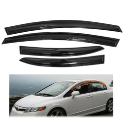 For 2006-2011 HONDA Civic. Type: Window Rain Guard. 4pcsWindow Rain Guard (Left & Right). Fully protected window from...