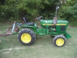 I expect u to buy it, 1989 john Deere 650 Diesel 4x4 2 Cylinder. Have used tractor more than a year. scraping a few...