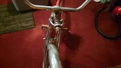 schwinn bicycle vintage. Been redone by my dad before he 0assed away