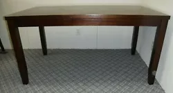 Local Pick Up Only! Lot of One Wood Dinning Table and Four Padded Wood Chairs. Used and in Great Condition. No Reserve....