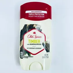 Old Spice Timber with Sandalwood Anti-perspirant and Deodorant 2.6 Oz.