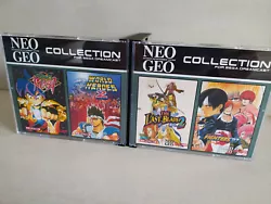 ((versions Neo-Geo CD). (Neo-Geo CD versions). Boitier cristal double, impression de qualité. Pas de notice :). WORLD...