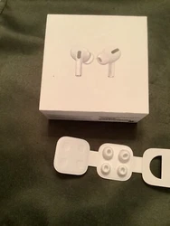 Apple AirPods Pro BOX ONLY - NO EARBUDS INCLUDED. Son moved overseas left this behind. Never used tips box in excellent...