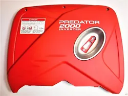 Predator 2000 Watt Inverter Generator. This is the Pull Start Side. Side Cover Left. OEM - This Part was remove from a...