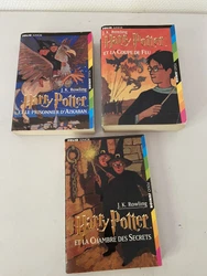 Les titres : la chambre des secrets, le prisonnier d’Azkaban et la coupe de feu.