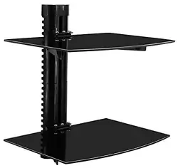 The single shelf allows you to place DVD players, cable boxes and other AV components on the wall. Made from sturdy...